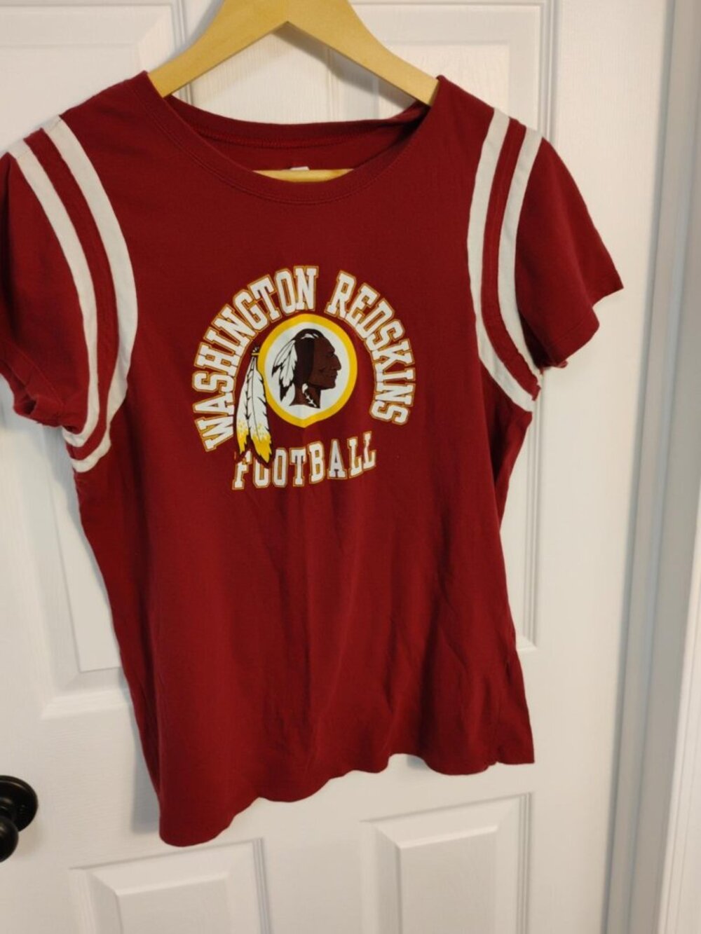 Washington Redskins NFL Women’s Large Jersey-Style Graphic T-Shirt